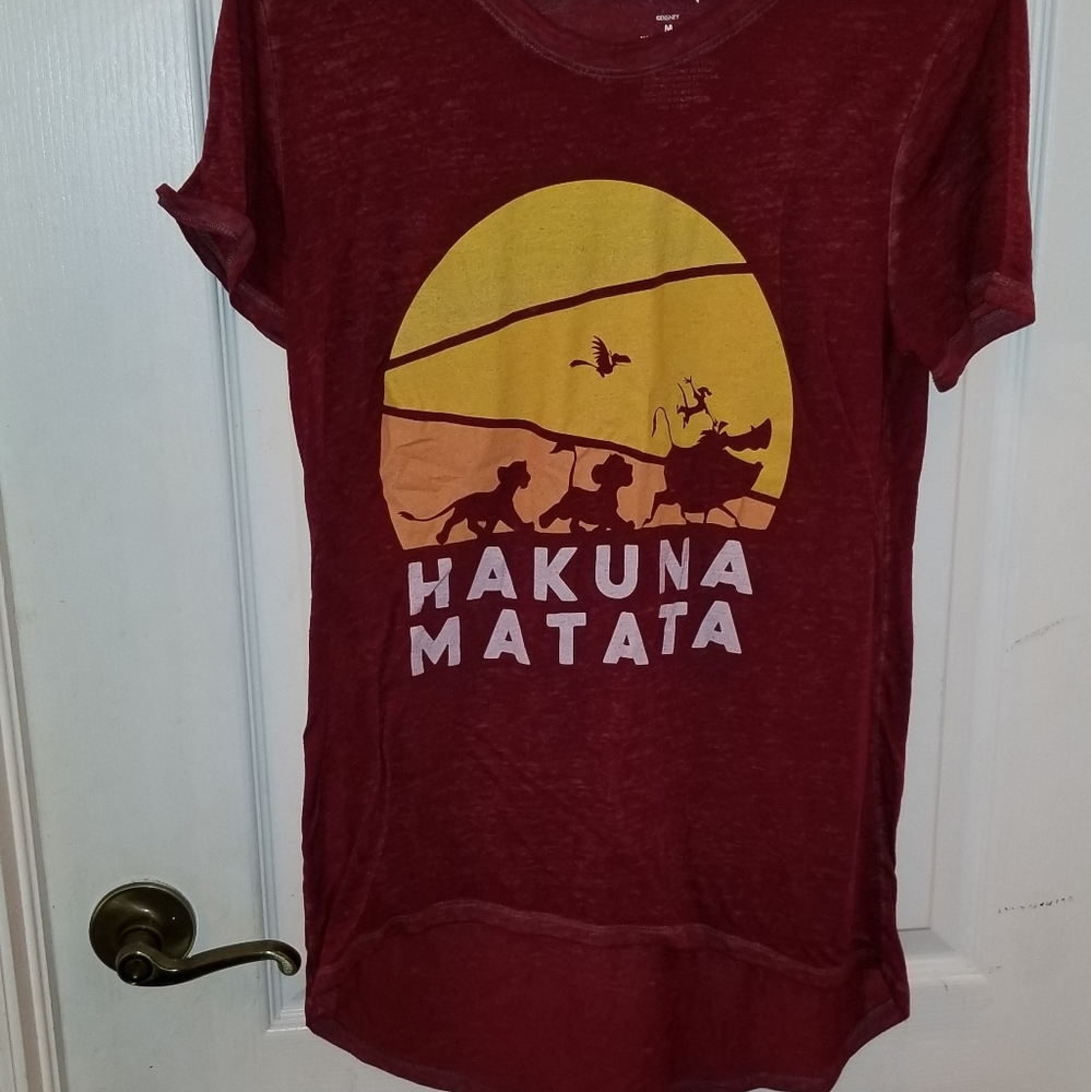 DISNEY Shirt Tail T-Shirt